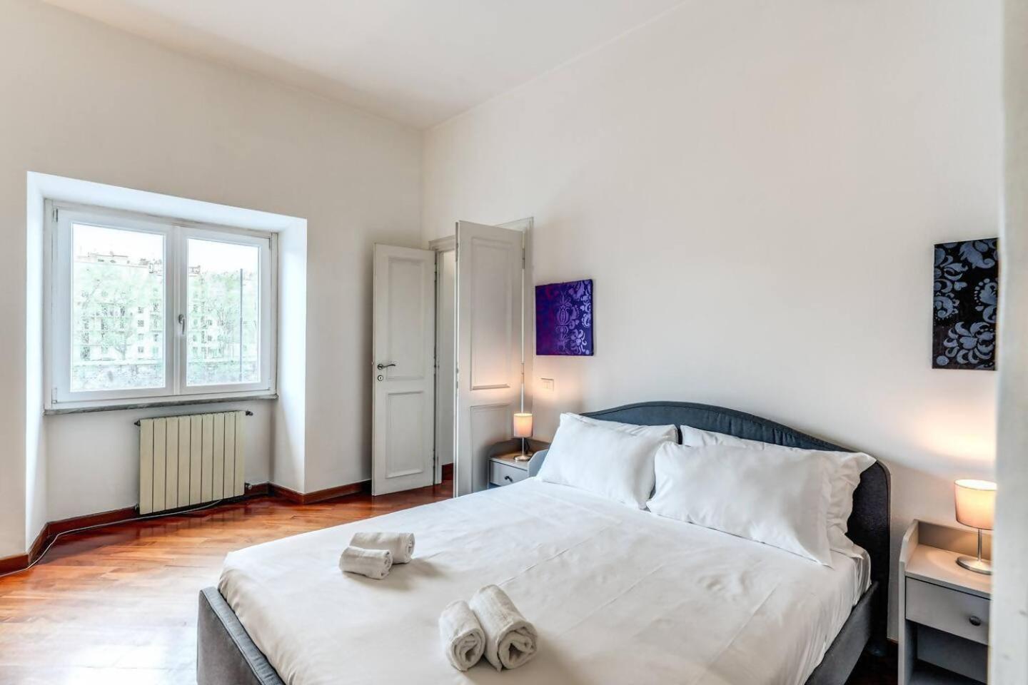 Splendid Flat On The Tiber River 로마 외부 사진